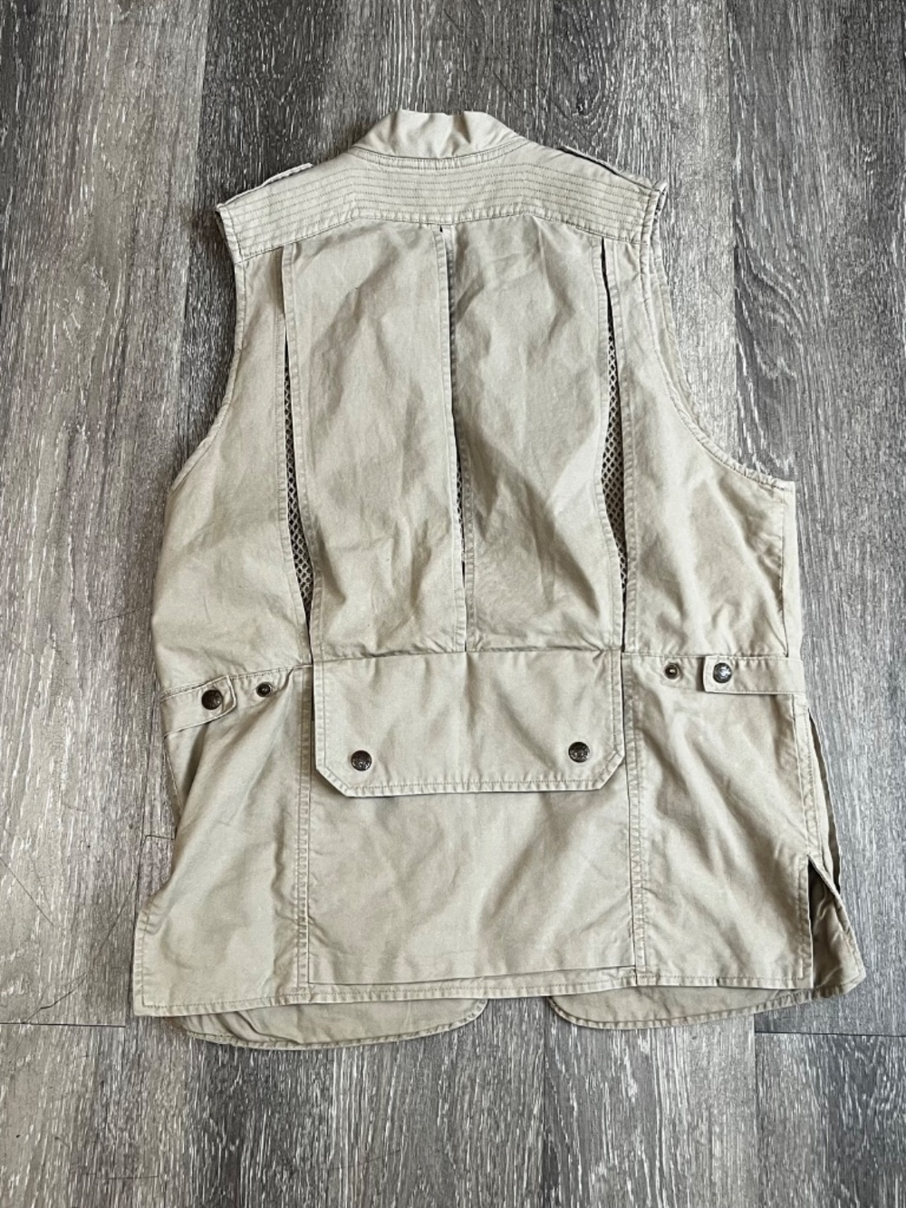 Vintage Banana Republic Vented Safari Fishing Vest Men's XS (Fits Medium) Cargo - Picture 14 of 16